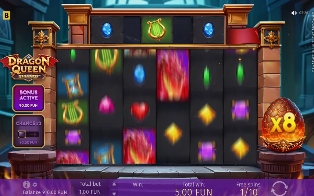 Free Spins round with spin count and multiplier